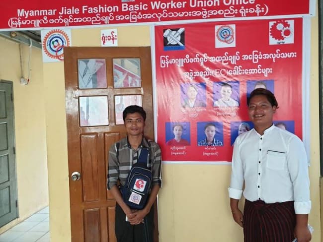 Tøjfirmaer og fagforeninger vil sikre retten til faglig organisering i Myanmar