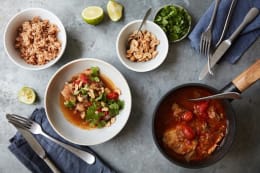 Supernem simrekylling med aubergine og tomat