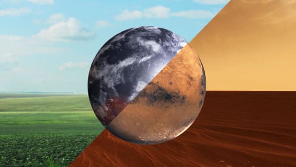 Atomeksplosioner og kæmpespejle kan (måske) gøre Mars beboelig