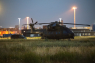 Helikopter måtte nødlande - militær bevogter den weekenden over